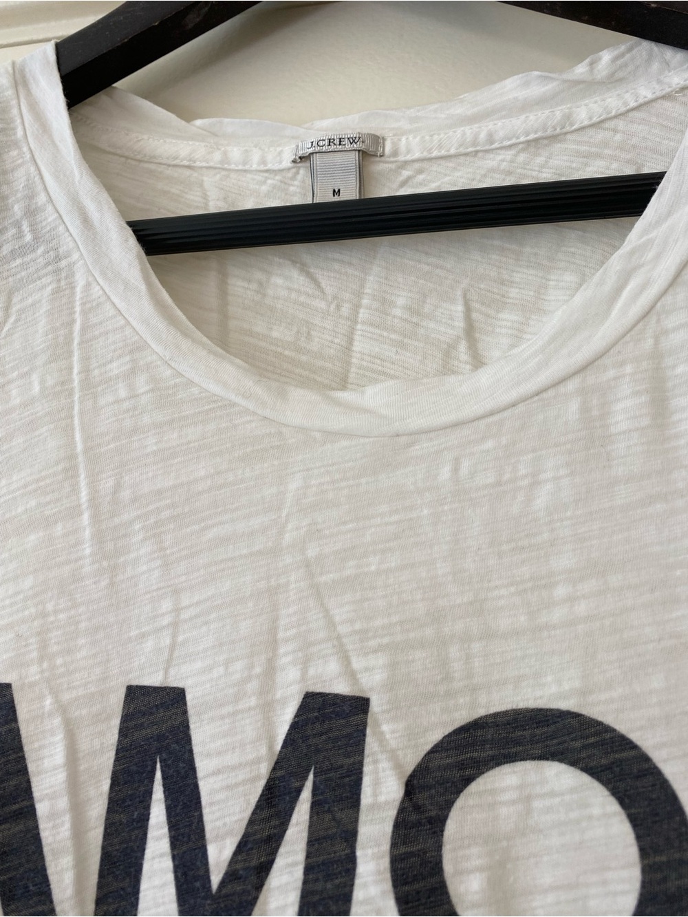 J Crew women’s White 'Amor Amour' Graphic Tee - Women. M - Picture 2 of 4